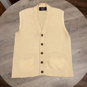 Vintage Woolmist by Drummond Men’s Wool Sweater Vest Size Medium